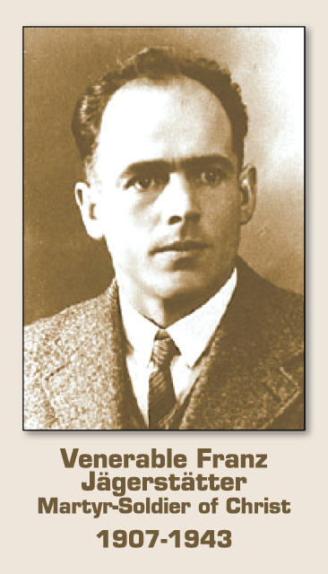 Venerable Franz Jagerstatter Prayer Card